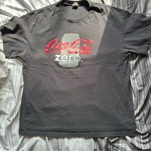 Vintage Y2K Coca Cola Zero T Shirt Mens XL Delta Pro Weight Soda Promo Tee